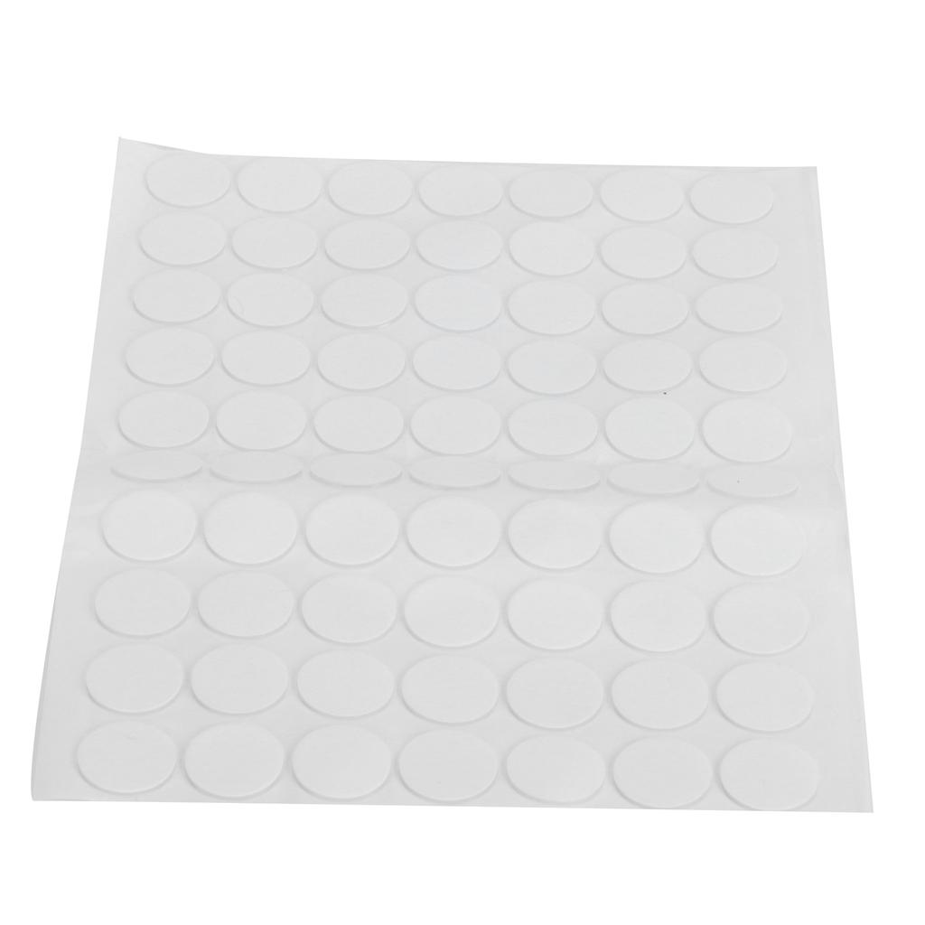 70Pcs Round Sticker Acrylic Acid Transparent Double Sided Adhesive Tape for Fixation