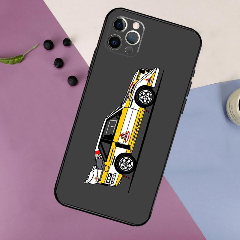T16 Rally Car Phone Case For iPhone 16 15 14 13 11 12 17 Pro Max mini 15 16 Plus 16e 17 Air Bumper Cover