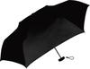 Складной зонт Nakatani, плоский, черный, простой, с ручным открыванием, легкий, алюминиевые спицы 50 см [723-002]