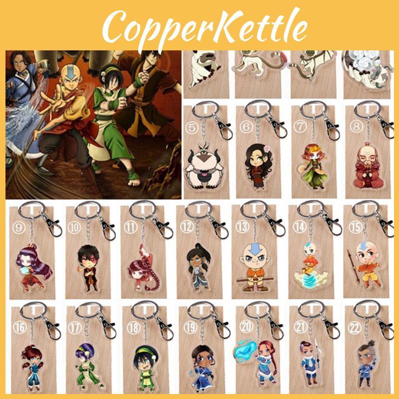 Высококачественный прозрачный акриловый брелок Аппа из Аватар: Легенда об Аанге