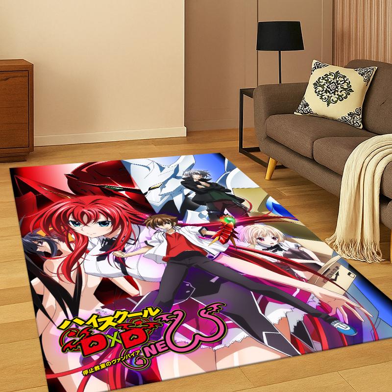 Аниме High School DxD Сексуальная Девушка Мультяшный Ковер Коврик для Спальни Гостиной Дивана Прикроватный Коврик Домашний Декор, Детская Игровая Зона Ковер Нескользящий