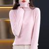 Женский кашемировый свитер Qinghe Cashmere 30% Кашемир 70% Шерсть Осенне-зимний кашемировый пуловер Мягкий и теплый