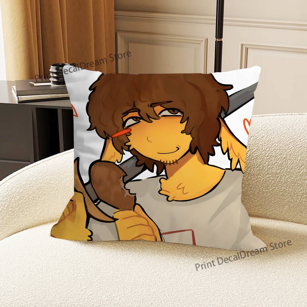 Shedletsky Fanart Pillow Case Ultra Soft Skin Friendly Fabric Cloud Like Comfort & Concealed Zipper
