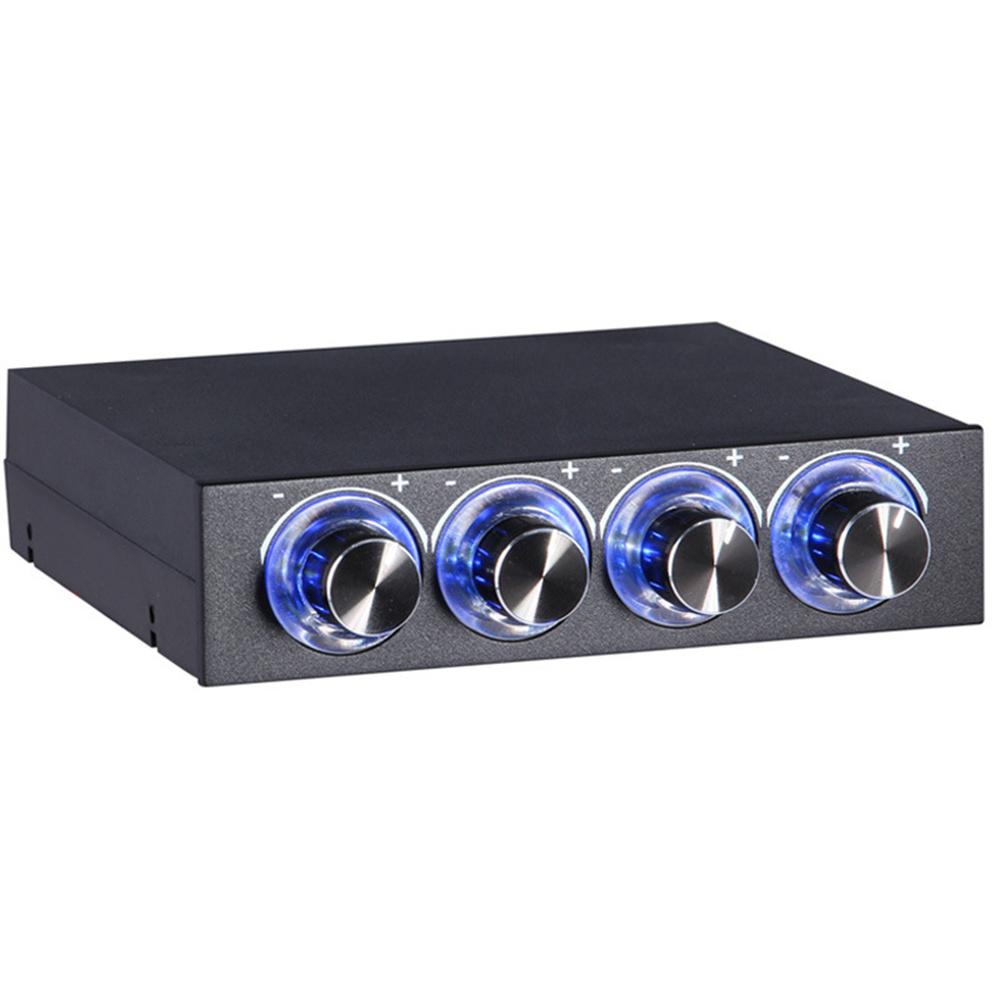 3,5-дюймовый FDD Панель передней части корпуса настольного ПК Контроллер скорости вращения вентиляторов ЦП 4 канала