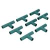 8Pcs T Shape Connector DIY Plant Stake Joint Tee Adapter for 16mm Garden Plant Support