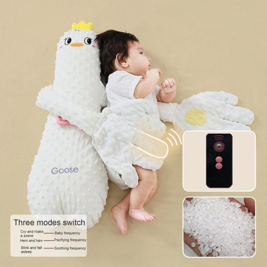 Успокаивающая подушка для похлопывания Baby Sleep Patter, успокаивающая подушка для предотвращения испуга с регулируемыми режимами похлопывания, пульт дистанционного управления для младенцев и новорожденных