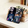 Футбольный 10 Для NEYMAR JR Чехол для телефона Для iPhone 17,16,15,14,13,12,11 Plus,Pro Max,XS,Цветной Посеребренный Внутренний Чехол
