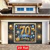A 2D flat item, suitable for a birthday card for a 70th birthday, made of polyester, party banner, for various festival occasion