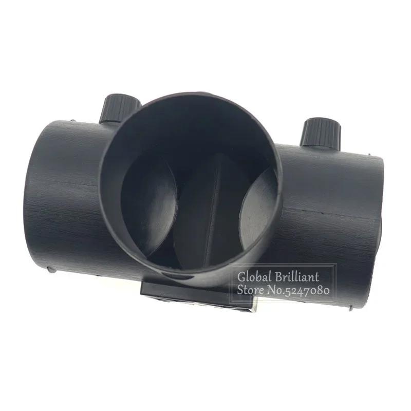 60/75 мм клапан заслонка регулируемый воздуховод дизельный нагреватель вентиляционный воздуховод Т-образный разветвитель выхлопная труба соединитель для автомобиля грузовик Campe