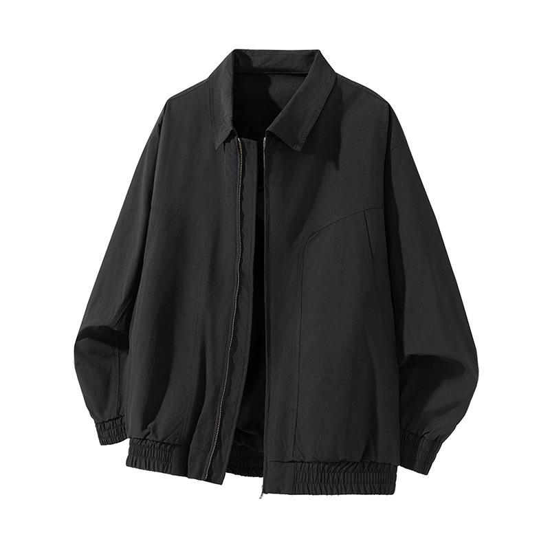 Simple Lapel Executive Jacket for Men's Autumn New Versatile Trainer Jacket