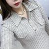 Fashion High Quality Half Zip Shirt Womens Casual Loose Fit Pullover Tops Slim Blouse