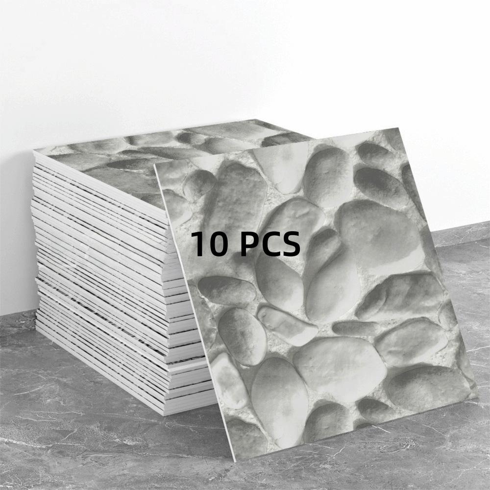 10 шт. Самоклеящаяся 3D настенная плитка под мрамор Обои с фоном Кухонный шкаф