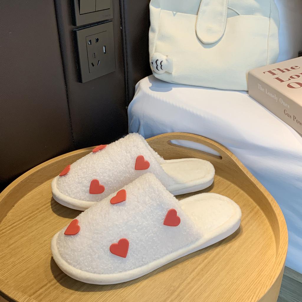 Женские зимние шерстяные хлопчатобумажные тапочки нового стиля, резиновые коричневые плюшевые тапочки свободного размера Baotou на плоском каблуке