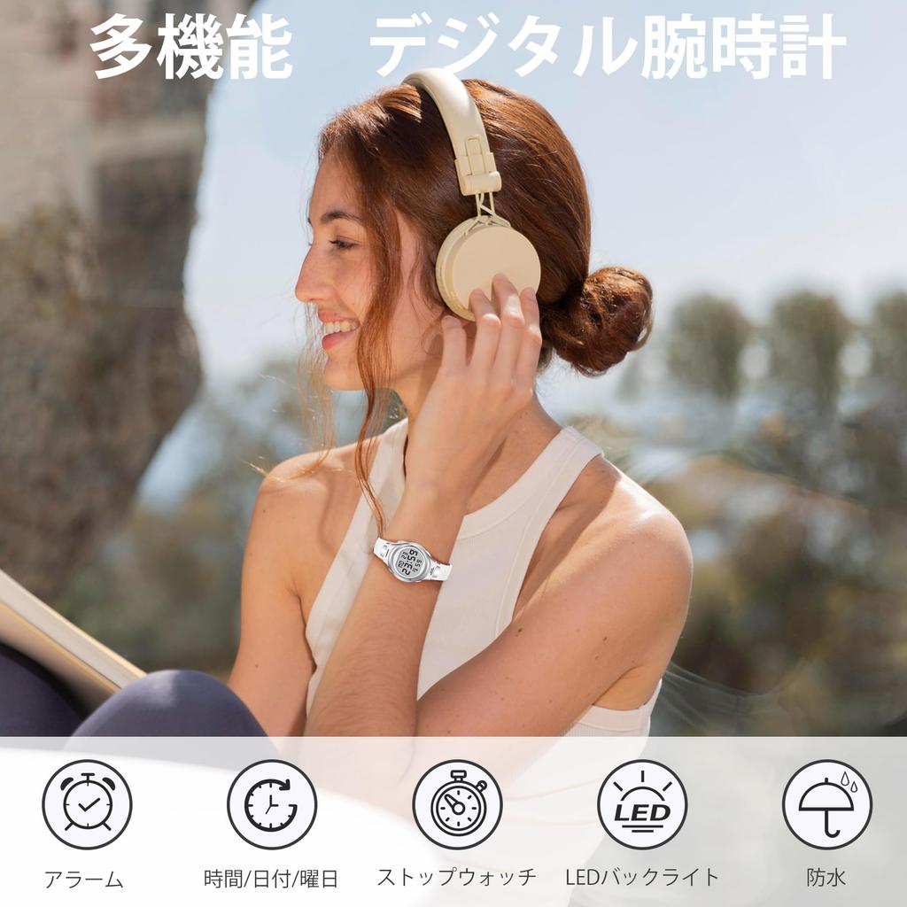 Цифровые часы для женщин, Спортивные часы, Многофункциональные, Дата, День недели, Будильник, Светодиодный дисплей, Водонепроницаемые часы, Для улицы, Простые часы, Стильные,