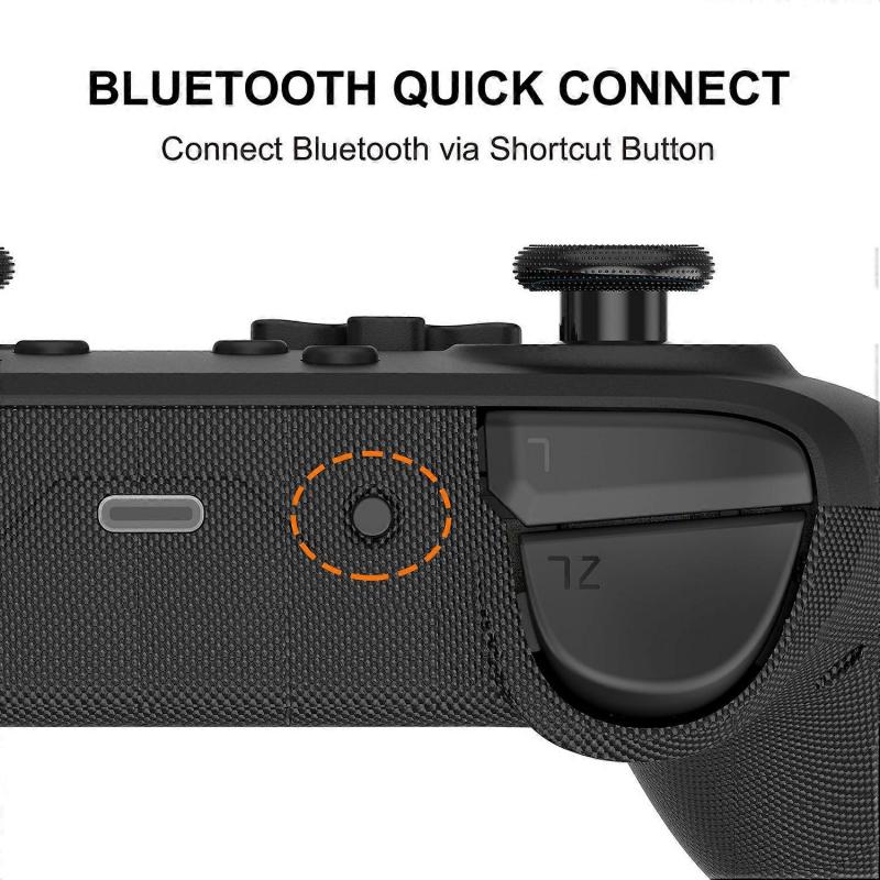 Wireless Switch Controller, Switch pro Controller for Nintendo Switch/Lite/OLED Controller, Gaming Controller with Hall Effect Joysticks(White)