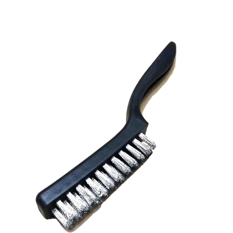 Сверхпрочная медная/стальная проволочная щетка для удаления ржавчины и очистки металлических поверхностей. Эргономичная ручка. Многоцелевой чистящий инструмент