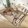 1pc John Wayne and the Western Cowgirl Carpet Rug for Living Room Bedroom Home Sofa Decoration,Kids play Non-slip Floor Mat