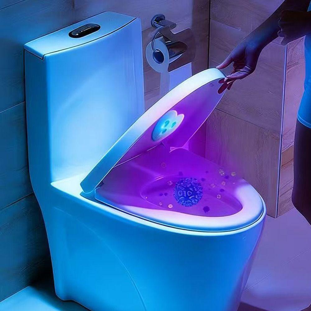Heart Shaped UV Toilet Disinfector USB Rechargeable Toilet Disinfection Lamp Toilet