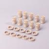 10Pcs G9 Lamp Holder Ring Lamp Bases G9 Lamp Socket With Plastic Shell Ceramic G9 Lamp Holder With M10 Plastic Bracket Lighting