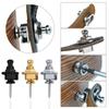 Round Head Skidproof Round Head Straplocks Guitar Tail Nail Guitar Strap Button  Guitar Accessories