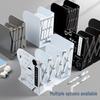 Металлическая складная подставка для книг и зажим-закладка в стиле Muji для настольного хранения