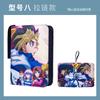 Anime  4/9 Card Slots Collections Zipper Double Pocket Card Binder Holder Gift400/900 Pcs YuGiOh Card Album Book Folder