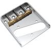 Musiclily Ultra Telecaster Bridge 3WAY латунный седло алюминиевая пластина для винтажной TL электрогитары Chrome 10,8 мм,