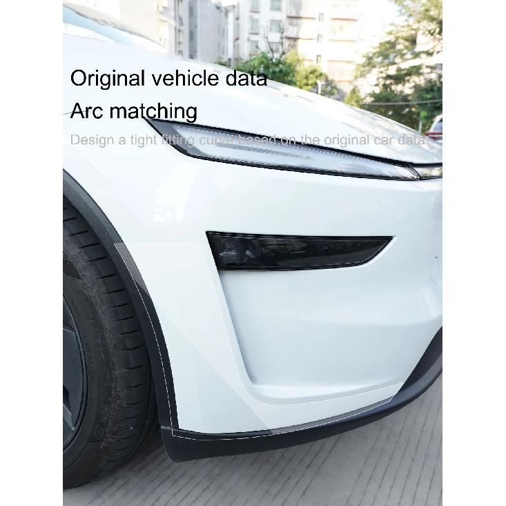 For Tesla Model Y Juniper Front Bumper Sides Corner TPU Protector Film New Model Y 2025 Anti-Scratch Film Invisible Car Clothing