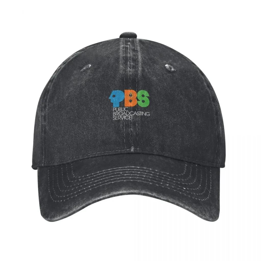 PBS Logo Distressed Baseball Cap New In Hat Vintage Hip Hop designer cap Designer Unisex Womens