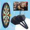 6Pcs Dart Flights Shaft  Integrated Dart Flights and Shafts Transparent 2BA Screw In-one Dart Flight Dart Accessories Kit