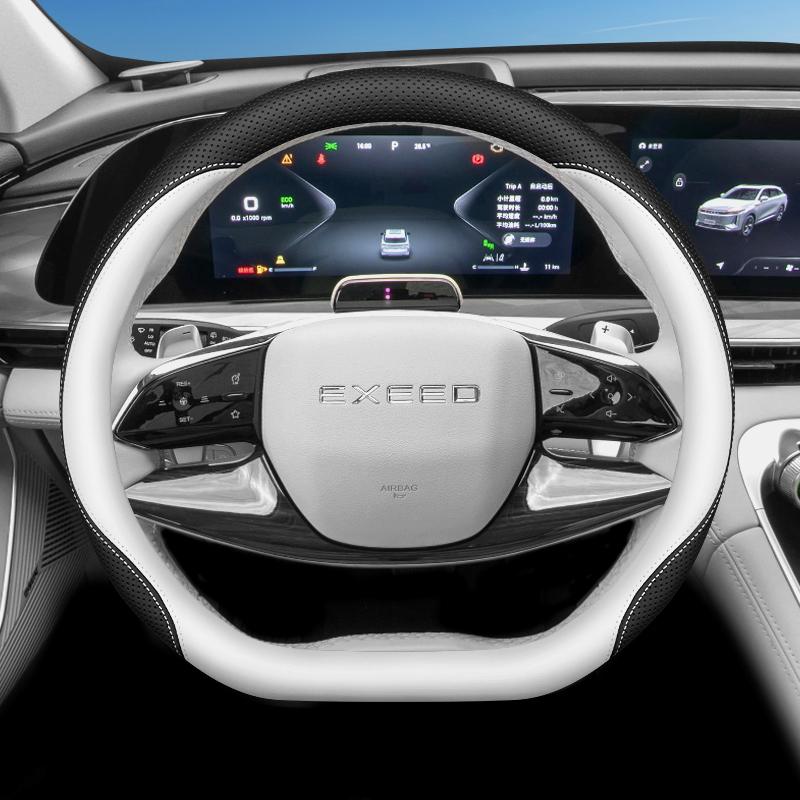 Кожаная накладка на руль автомобиля для CHERY Exeed LX TXL VX 2024 2025 2026 Аксессуары для интерьера