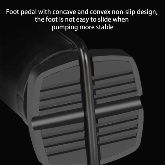 Мини-велосипедный напольный насос портативный 160PSI алюминиевый универсальный мини-велосипедный автомобильный ножной насос для шин автомобильные принадлежности