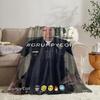 GUOYU Blanket TV The RRookie Throw Soft Flannel Throw Summer Blanket Lightweight Cozy Nap Blanket for Sofa Bed Travel