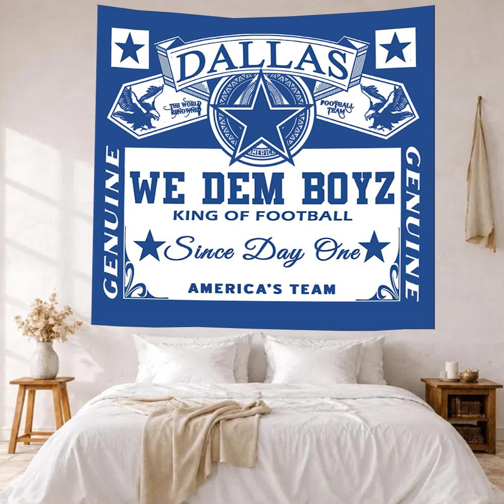 Dallas Wall Decor Tapestry Art For Pet Memorial Birthdaywedding Party Backdrop Family Gift