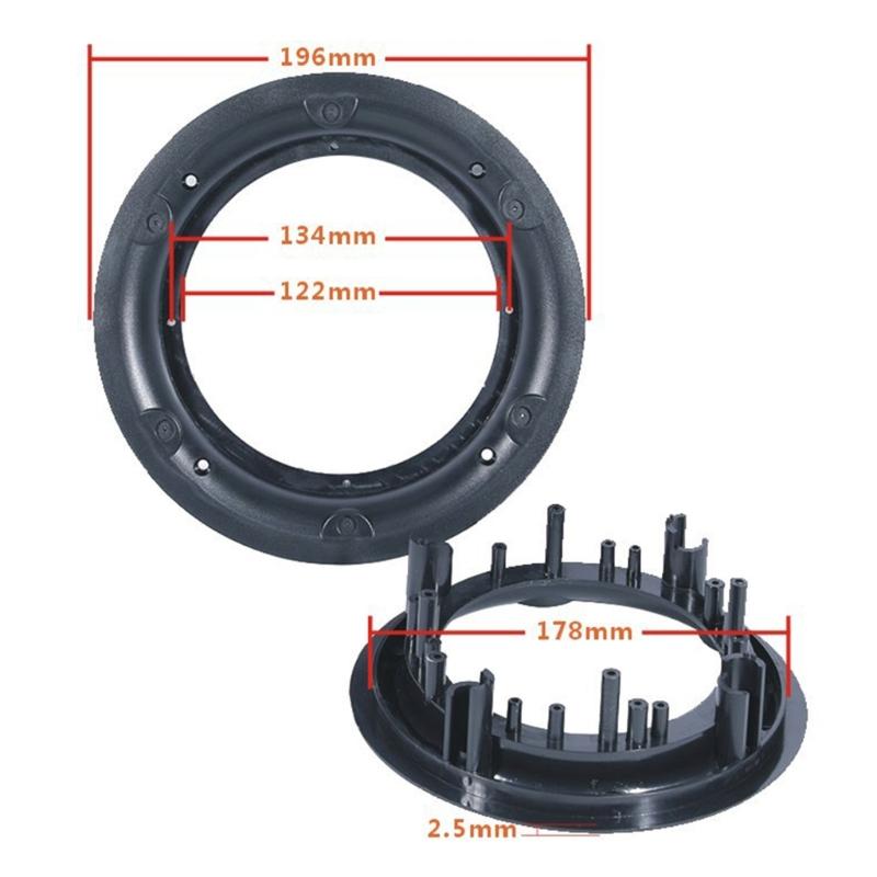 4/5/6.5/8-дюймовый Потолочный Динамик Крышка Декоративная Круглая Металлическая Сетка Решетка Держатель Решетки Потолочного Динамика Монтажное Основание
