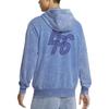 Nike Club Logo Zip-Up Hoodie Outdoor Casual Sports Jacket Men Jackets Stone-Blue HQ6040-486
