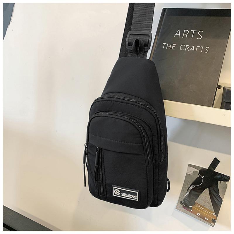 Unisex breast bag fashionable new trendy commuter small satchel versatile single shoulder casual messenger chest bag