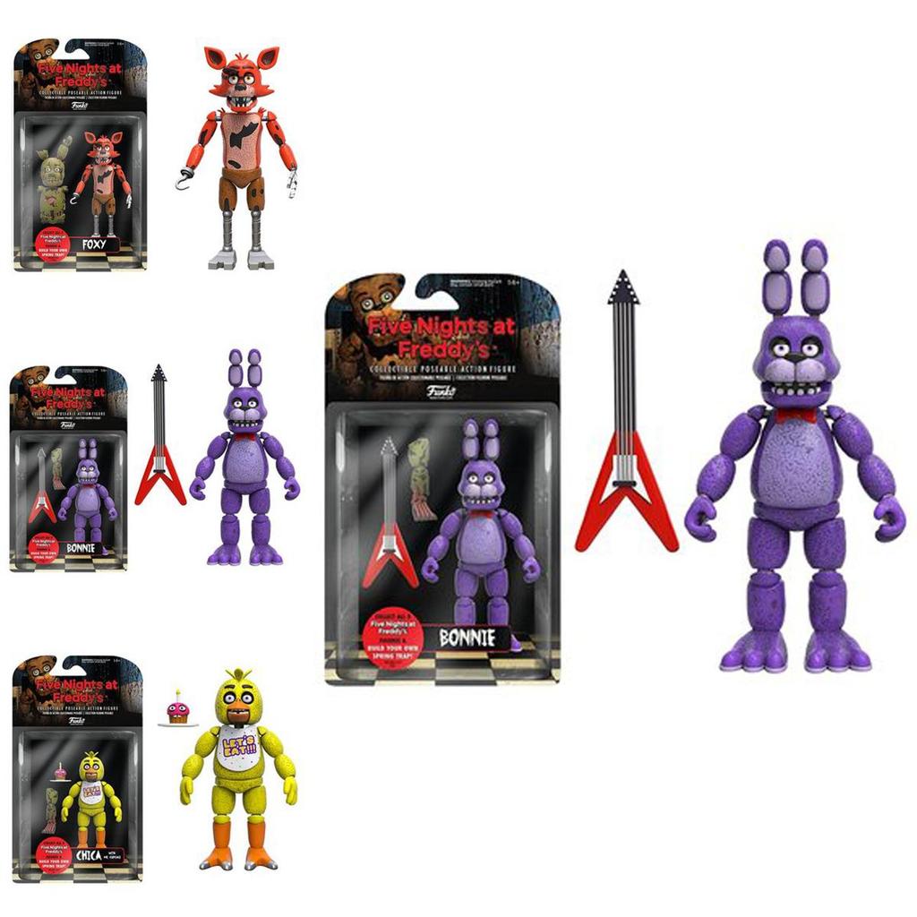 Очаровательная шарнирная фигурка-игрушка Золотой Фредди из Fnaf Five Nights At Freddy's
