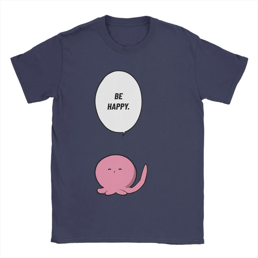 Будь счастлив Takopi Original Sin Футболка Унисекс Винтажная Хлопковая Футболка Летняя С Круглым Вырезом Харадзюку Футболка С Рисунком Одежда