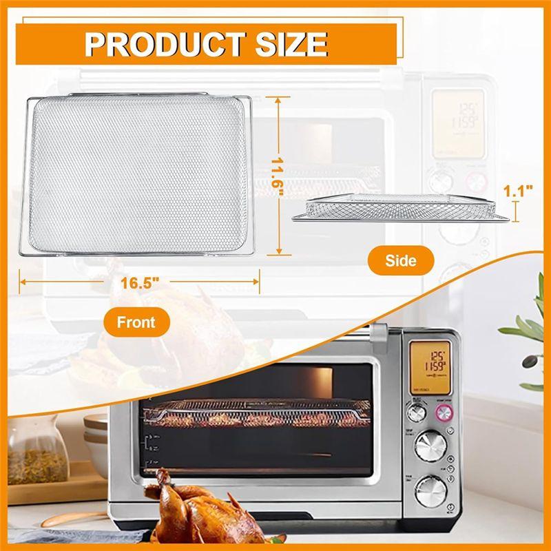 AEE4-Запасная корзина для аэрофритюрницы для Breville Smart Oven Air Fryer Pro BOV900BSS, Сетчатая корзина BOV900 Smart Air Fry Oven, 3 шт.