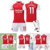 2023-24 Arsenal Home 7 Saka 8 Elneny 9 Jesus 11 Martinelli Football Jersey Sports Apparel For Kids