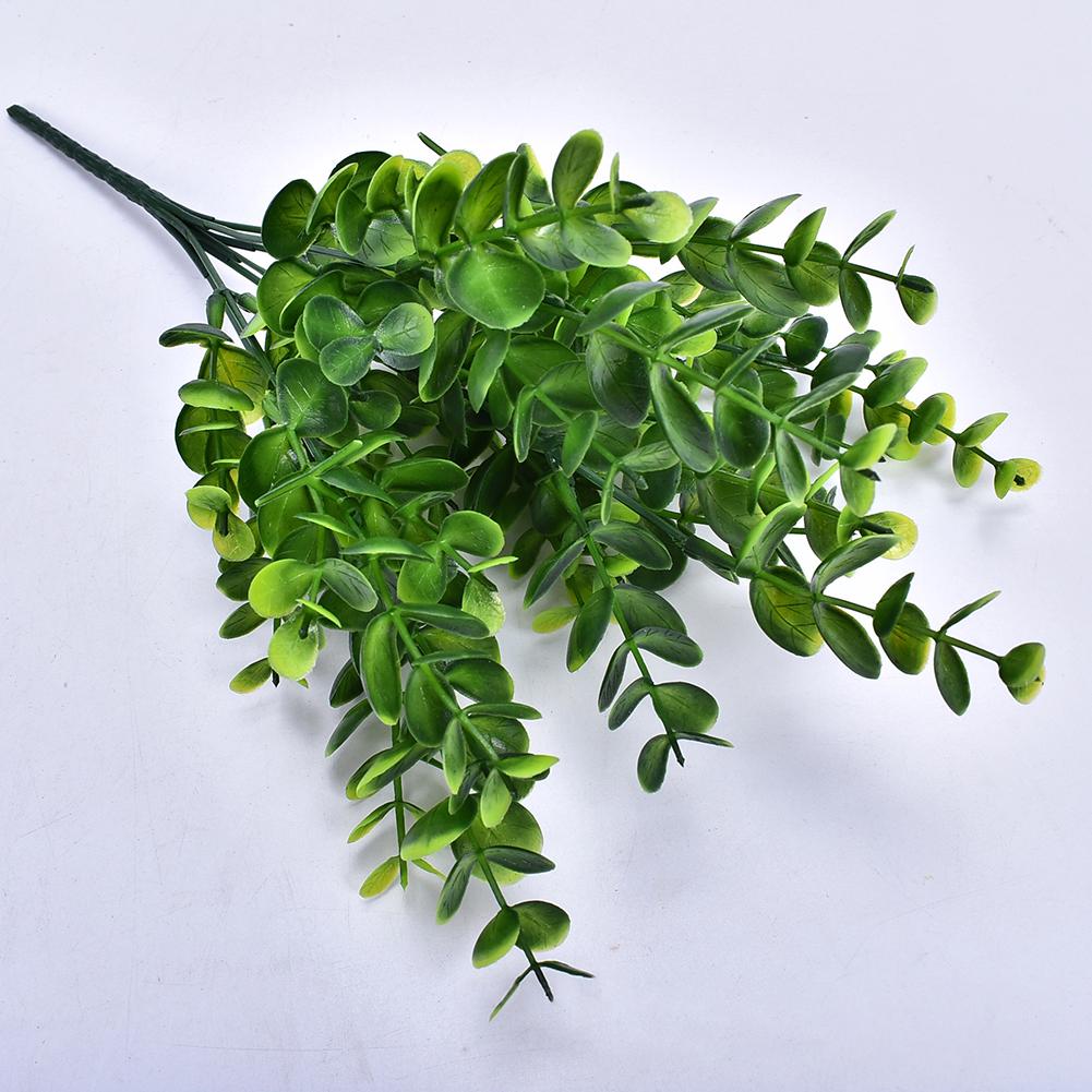 Листья эвкалипта шаровидного зеленое растение домашний офис сад искусственный цветок