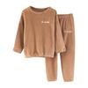 Children's Coral Velvet Pajamas Set Children's Facecloth Homewear