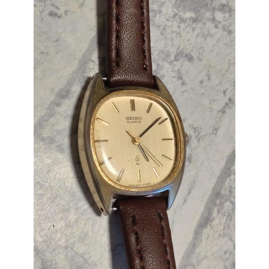 Used Working item SEIKO QUARTZ Seiko Quartz Chariot Ladies Watch New Belt Vintage Antique