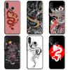 Стиль Японского Дракона Для Huawei Nova Y61 Y70 Y90 Y60 Y72 Y91 12s 12i 11i 7i 8i 9 10 SE P60 Pro P30 P40 Lite Чехол