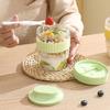 Breakfast Cup Portable Oatmeal Salad Yogurt Cup with Lid & Spoon BPA-Free Food Storage Container for Office School
