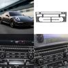 Для Porsche 718 982 2016-2022 Центральная панель управления из углеродного волокна, декоративная крышка, аксессуары для салона автомобиля, декоративная наклейка