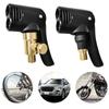 2-in-1 Tire Inflation Valve Adapter Schrader/Presta Valve Tire Inflator Chuck Car/Bike/Motorcycle