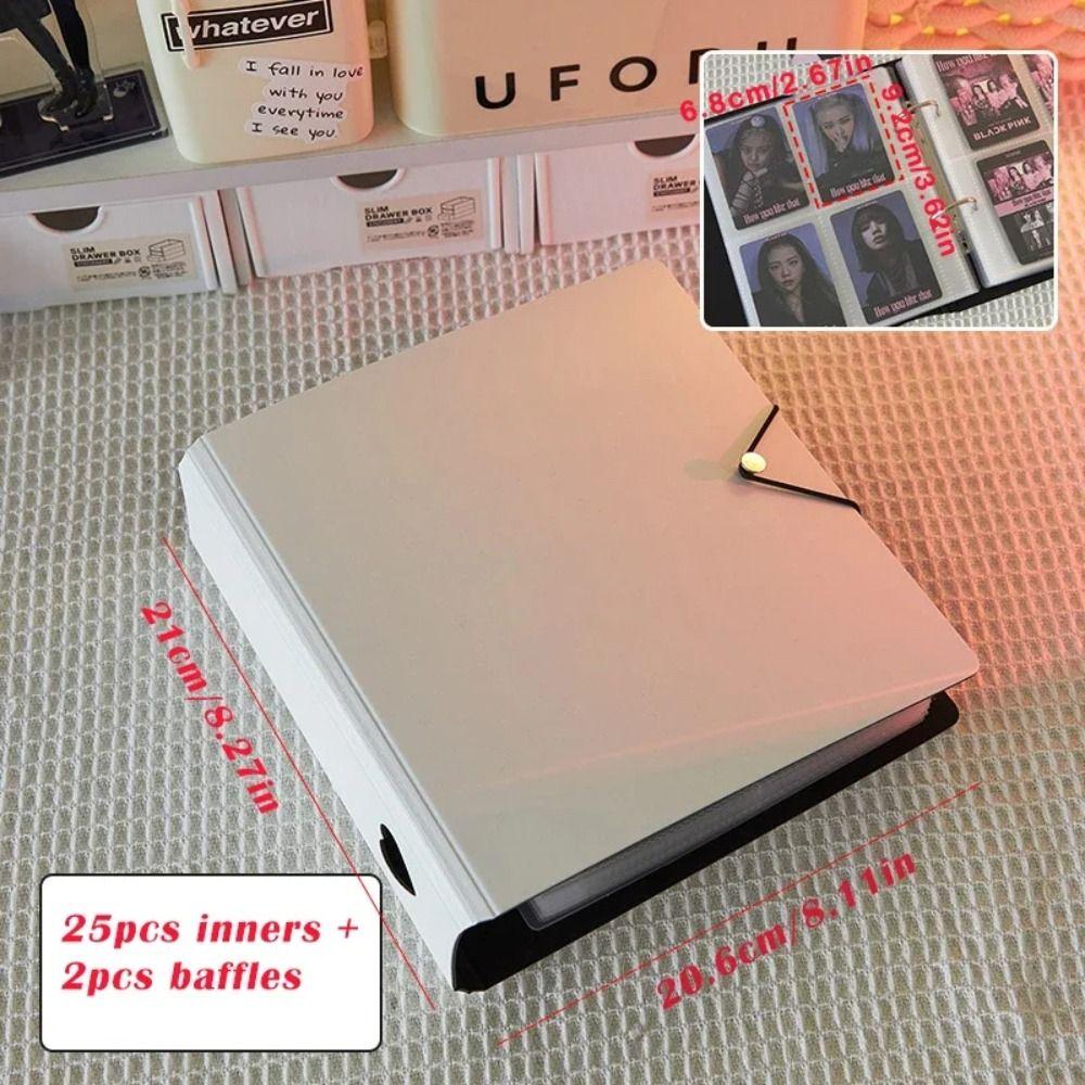 Держатель для фотокарточек формата А4/А5, большая емкость для карточек, коллекционная книга, новые канцелярские принадлежности для студентов, изображение идола