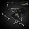 10Pcs 4-11mm Mini Box Wrench Set Open Dual-Purpose Combination Ratchet Wrenches Metric/Inch Wrench Hand Tools
